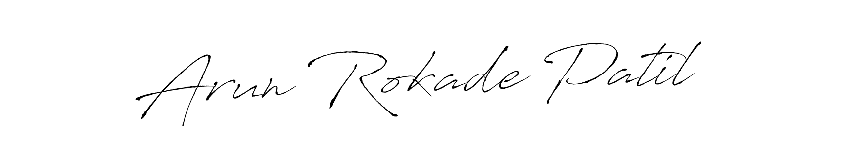 Use a signature maker to create a handwritten signature online. With this signature software, you can design (Antro_Vectra) your own signature for name Arun Rokade Patil. Arun Rokade Patil signature style 6 images and pictures png