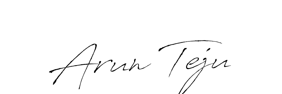 How to Draw Arun Teju signature style? Antro_Vectra is a latest design signature styles for name Arun Teju. Arun Teju signature style 6 images and pictures png