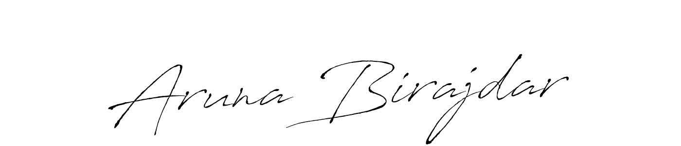 Also You can easily find your signature by using the search form. We will create Aruna Birajdar name handwritten signature images for you free of cost using Antro_Vectra sign style. Aruna Birajdar signature style 6 images and pictures png