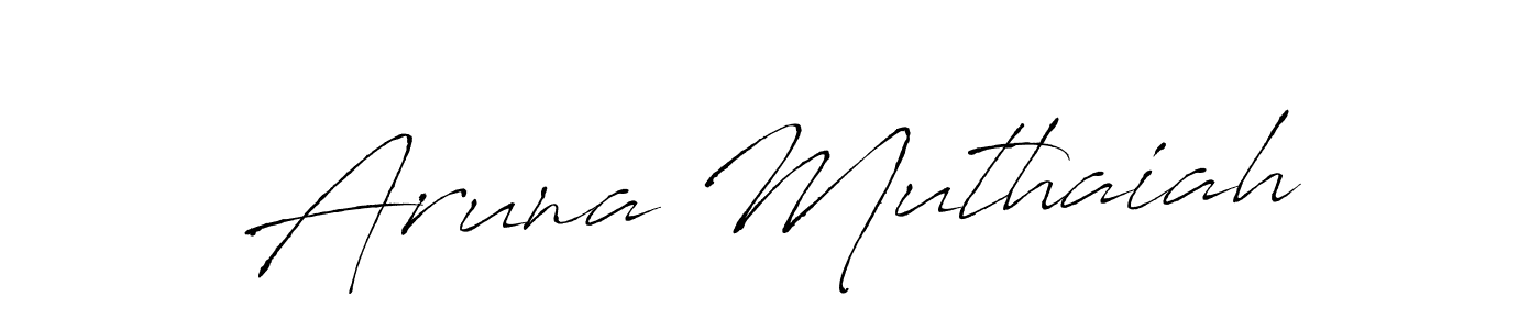 You should practise on your own different ways (Antro_Vectra) to write your name (Aruna Muthaiah) in signature. don't let someone else do it for you. Aruna Muthaiah signature style 6 images and pictures png