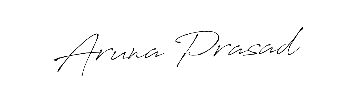 Antro_Vectra is a professional signature style that is perfect for those who want to add a touch of class to their signature. It is also a great choice for those who want to make their signature more unique. Get Aruna Prasad name to fancy signature for free. Aruna Prasad signature style 6 images and pictures png