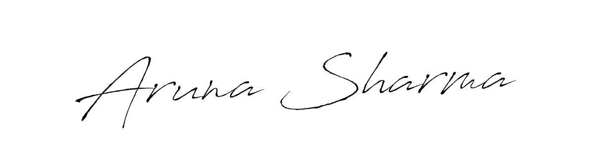 It looks lik you need a new signature style for name Aruna Sharma. Design unique handwritten (Antro_Vectra) signature with our free signature maker in just a few clicks. Aruna Sharma signature style 6 images and pictures png