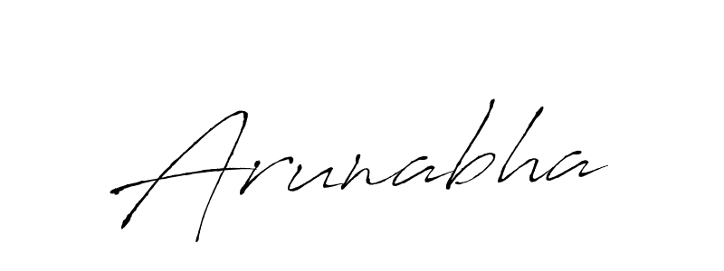 Design your own signature with our free online signature maker. With this signature software, you can create a handwritten (Antro_Vectra) signature for name Arunabha. Arunabha signature style 6 images and pictures png