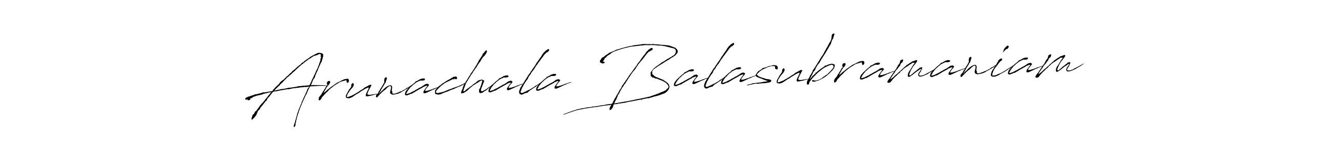 Make a beautiful signature design for name Arunachala Balasubramaniam. With this signature (Antro_Vectra) style, you can create a handwritten signature for free. Arunachala Balasubramaniam signature style 6 images and pictures png