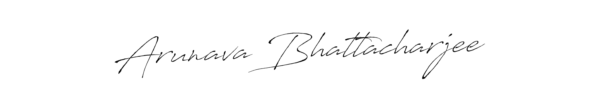 How to make Arunava Bhattacharjee name signature. Use Antro_Vectra style for creating short signs online. This is the latest handwritten sign. Arunava Bhattacharjee signature style 6 images and pictures png