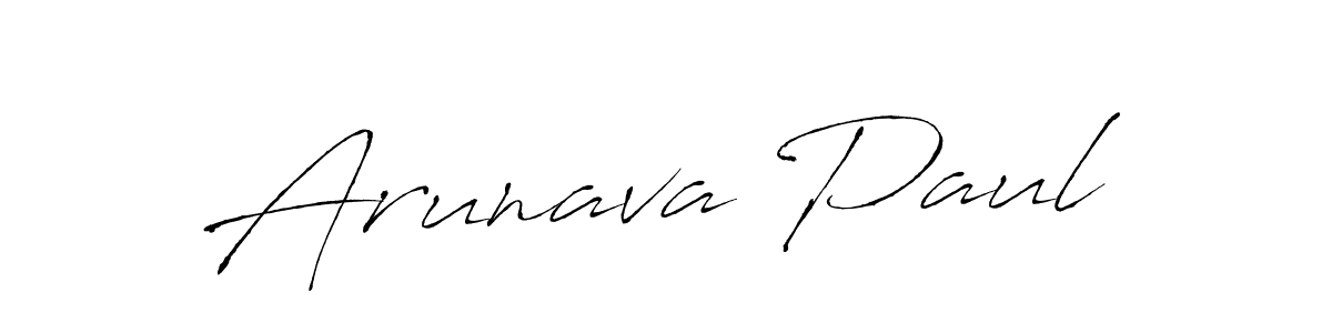 Create a beautiful signature design for name Arunava Paul. With this signature (Antro_Vectra) fonts, you can make a handwritten signature for free. Arunava Paul signature style 6 images and pictures png