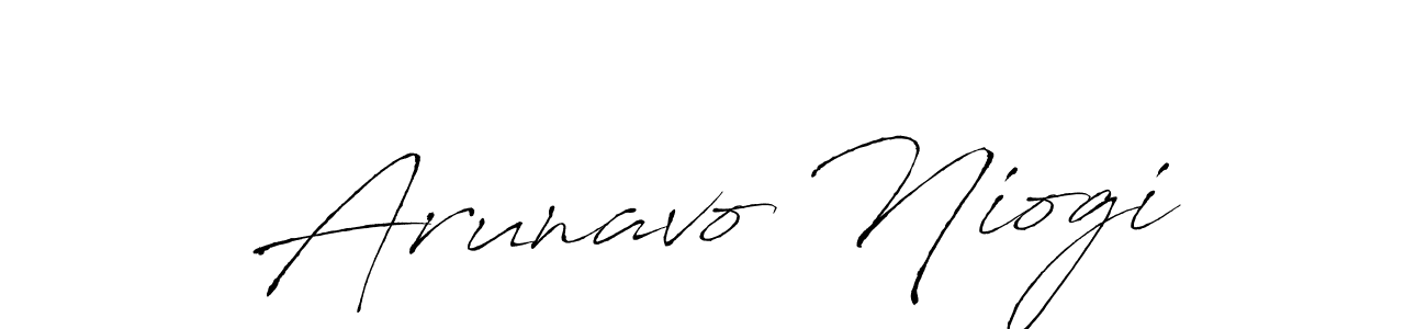 Also You can easily find your signature by using the search form. We will create Arunavo Niogi name handwritten signature images for you free of cost using Antro_Vectra sign style. Arunavo Niogi signature style 6 images and pictures png