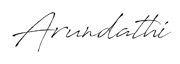 Generate high-definition signature styles for Arundathi. The Antro_Vectra typeface ensures crisp legibility and sophisticated design. Arundathi signature style 6 images and pictures png