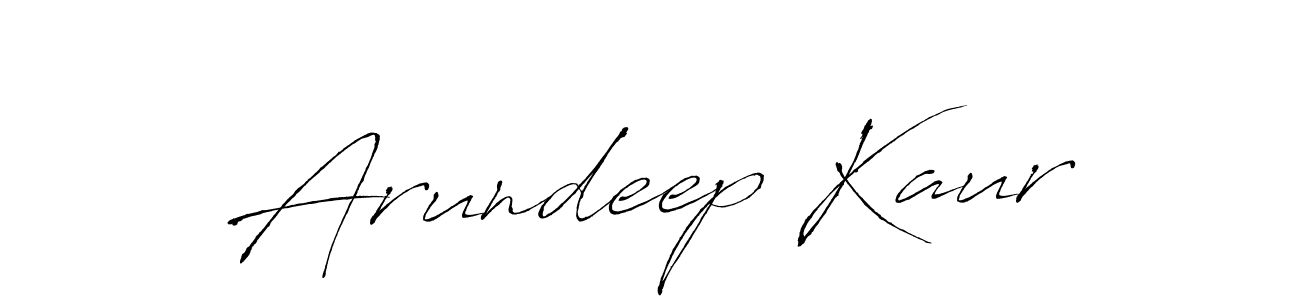 Antro_Vectra is a professional signature style that is perfect for those who want to add a touch of class to their signature. It is also a great choice for those who want to make their signature more unique. Get Arundeep Kaur name to fancy signature for free. Arundeep Kaur signature style 6 images and pictures png