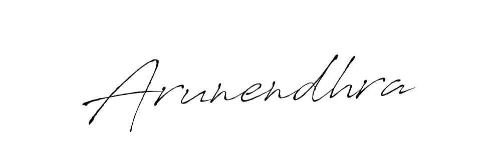 Arunendhra stylish signature style. Best Handwritten Sign (Antro_Vectra) for my name. Handwritten Signature Collection Ideas for my name Arunendhra. Arunendhra signature style 6 images and pictures png