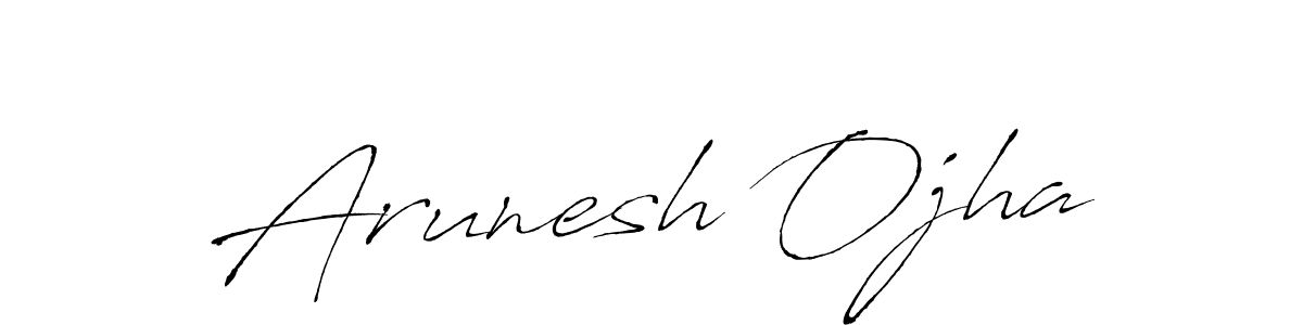 Design your own signature with our free online signature maker. With this signature software, you can create a handwritten (Antro_Vectra) signature for name Arunesh Ojha. Arunesh Ojha signature style 6 images and pictures png