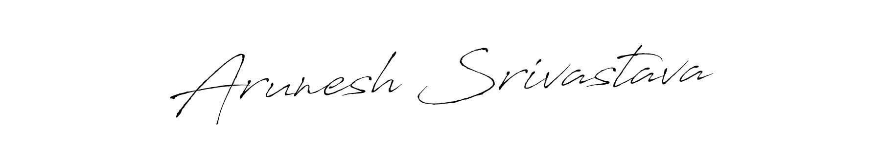 How to make Arunesh Srivastava name signature. Use Antro_Vectra style for creating short signs online. This is the latest handwritten sign. Arunesh Srivastava signature style 6 images and pictures png