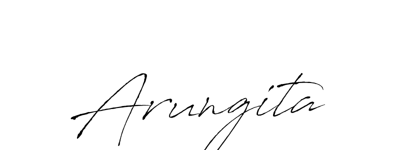 Make a beautiful signature design for name Arungita. With this signature (Antro_Vectra) style, you can create a handwritten signature for free. Arungita signature style 6 images and pictures png