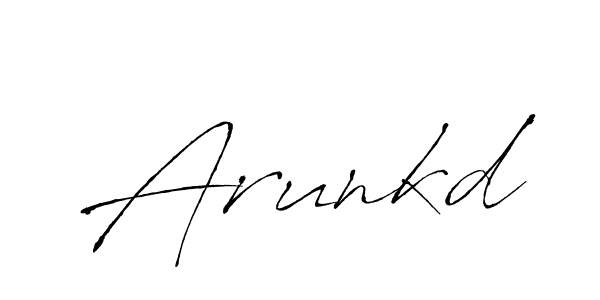 if you are searching for the best signature style for your name Arunkd. so please give up your signature search. here we have designed multiple signature styles  using Antro_Vectra. Arunkd signature style 6 images and pictures png