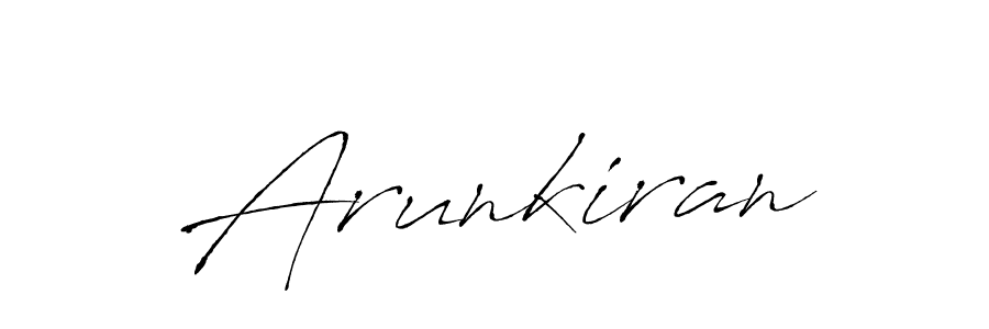 Also we have Arunkiran name is the best signature style. Create professional handwritten signature collection using Antro_Vectra autograph style. Arunkiran signature style 6 images and pictures png