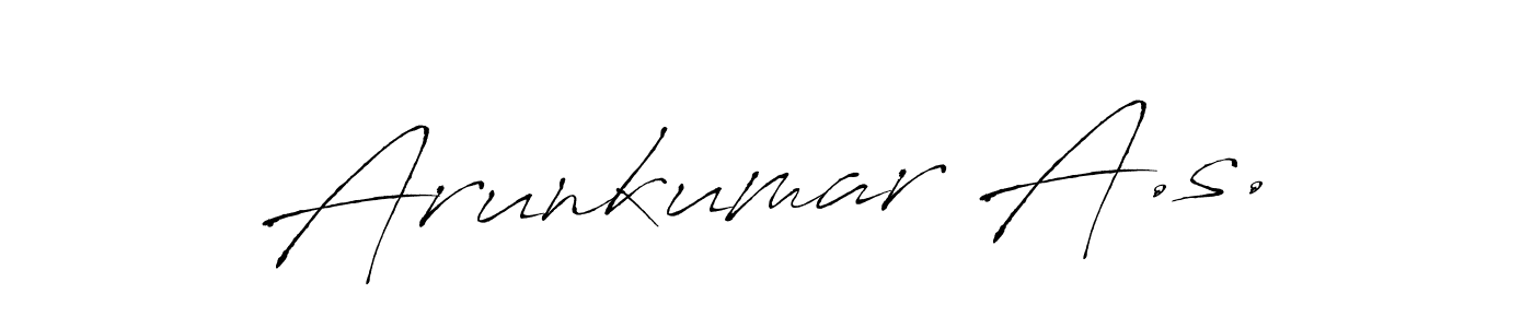 How to Draw Arunkumar A.s. signature style? Antro_Vectra is a latest design signature styles for name Arunkumar A.s.. Arunkumar A.s. signature style 6 images and pictures png