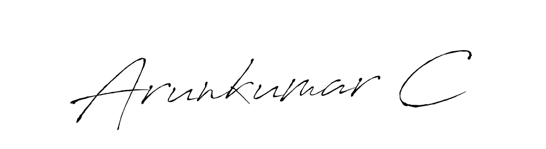 Also You can easily find your signature by using the search form. We will create Arunkumar C name handwritten signature images for you free of cost using Antro_Vectra sign style. Arunkumar C signature style 6 images and pictures png