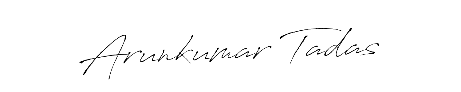 Use a signature maker to create a handwritten signature online. With this signature software, you can design (Antro_Vectra) your own signature for name Arunkumar Tadas. Arunkumar Tadas signature style 6 images and pictures png