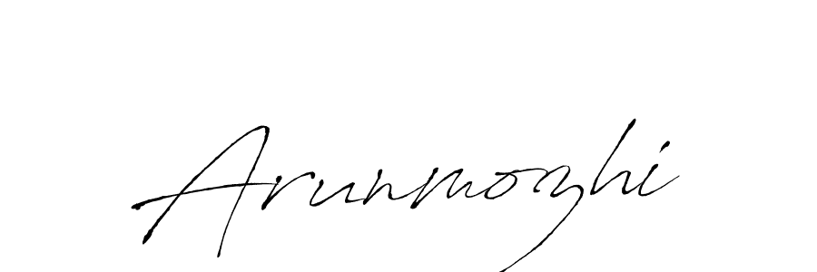 Arunmozhi stylish signature style. Best Handwritten Sign (Antro_Vectra) for my name. Handwritten Signature Collection Ideas for my name Arunmozhi. Arunmozhi signature style 6 images and pictures png