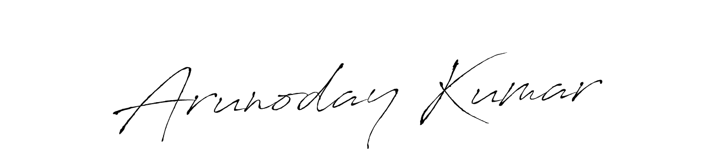 Make a beautiful signature design for name Arunoday Kumar. With this signature (Antro_Vectra) style, you can create a handwritten signature for free. Arunoday Kumar signature style 6 images and pictures png