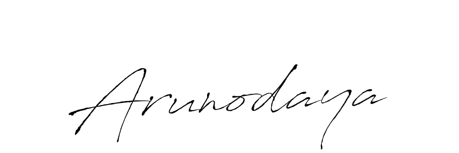 Arunodaya stylish signature style. Best Handwritten Sign (Antro_Vectra) for my name. Handwritten Signature Collection Ideas for my name Arunodaya. Arunodaya signature style 6 images and pictures png