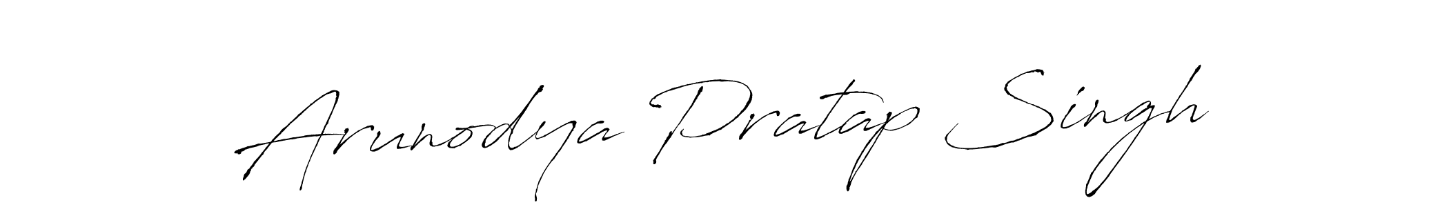 Make a beautiful signature design for name Arunodya Pratap Singh. Use this online signature maker to create a handwritten signature for free. Arunodya Pratap Singh signature style 6 images and pictures png