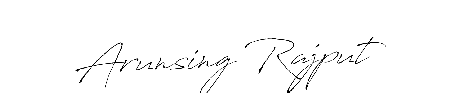 Use a signature maker to create a handwritten signature online. With this signature software, you can design (Antro_Vectra) your own signature for name Arunsing Rajput. Arunsing Rajput signature style 6 images and pictures png