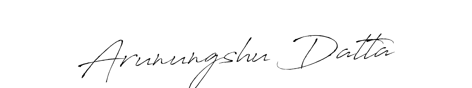 You should practise on your own different ways (Antro_Vectra) to write your name (Arunungshu Datta) in signature. don't let someone else do it for you. Arunungshu Datta signature style 6 images and pictures png