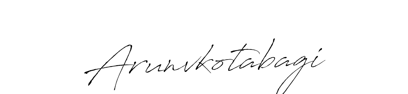 Create a beautiful signature design for name Arunvkotabagi. With this signature (Antro_Vectra) fonts, you can make a handwritten signature for free. Arunvkotabagi signature style 6 images and pictures png