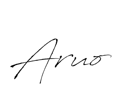 How to Draw Aruo signature style? Antro_Vectra is a latest design signature styles for name Aruo. Aruo signature style 6 images and pictures png