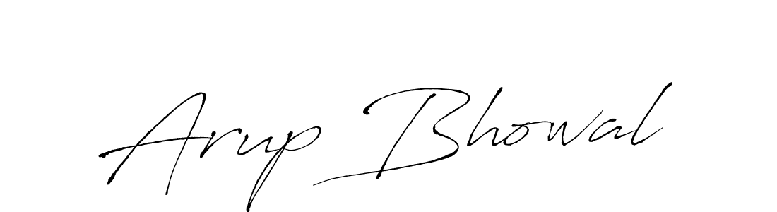 Design your own signature with our free online signature maker. With this signature software, you can create a handwritten (Antro_Vectra) signature for name Arup Bhowal. Arup Bhowal signature style 6 images and pictures png