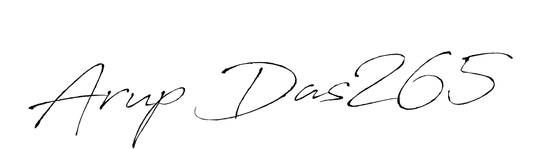 Create a beautiful signature design for name Arup Das265. With this signature (Antro_Vectra) fonts, you can make a handwritten signature for free. Arup Das265 signature style 6 images and pictures png