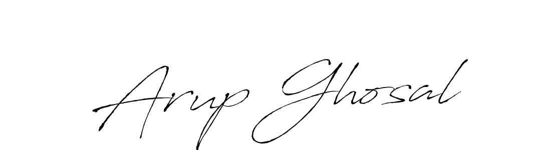 Make a beautiful signature design for name Arup Ghosal. With this signature (Antro_Vectra) style, you can create a handwritten signature for free. Arup Ghosal signature style 6 images and pictures png