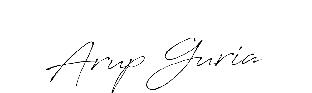Create a beautiful signature design for name Arup Guria. With this signature (Antro_Vectra) fonts, you can make a handwritten signature for free. Arup Guria signature style 6 images and pictures png
