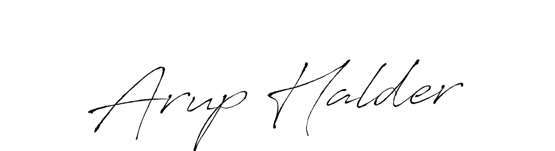 Design your own signature with our free online signature maker. With this signature software, you can create a handwritten (Antro_Vectra) signature for name Arup Halder. Arup Halder signature style 6 images and pictures png