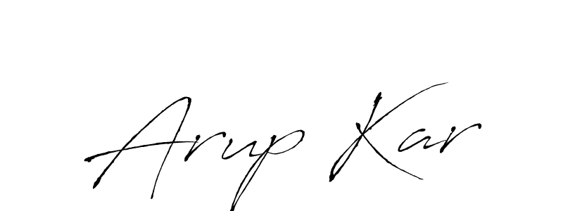 Also we have Arup Kar name is the best signature style. Create professional handwritten signature collection using Antro_Vectra autograph style. Arup Kar signature style 6 images and pictures png