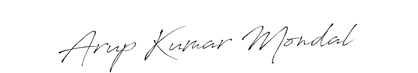 Design your own signature with our free online signature maker. With this signature software, you can create a handwritten (Antro_Vectra) signature for name Arup Kumar Mondal. Arup Kumar Mondal signature style 6 images and pictures png