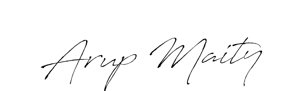 Also You can easily find your signature by using the search form. We will create Arup Maity name handwritten signature images for you free of cost using Antro_Vectra sign style. Arup Maity signature style 6 images and pictures png