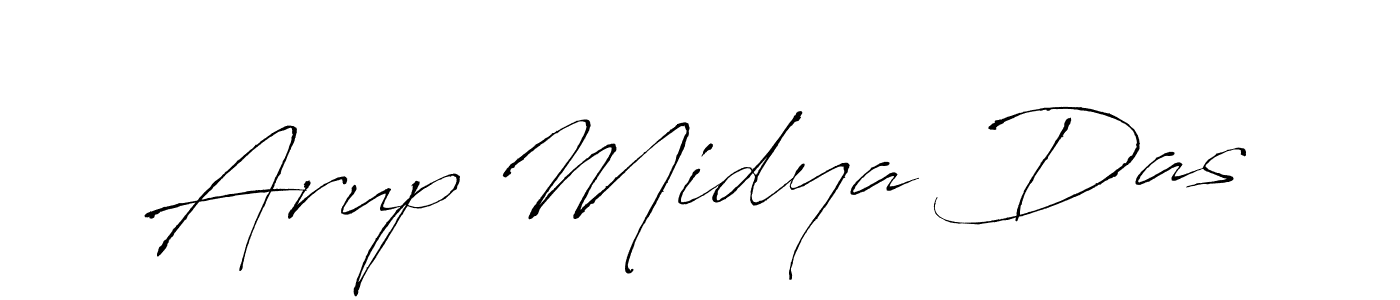 Also You can easily find your signature by using the search form. We will create Arup Midya Das name handwritten signature images for you free of cost using Antro_Vectra sign style. Arup Midya Das signature style 6 images and pictures png