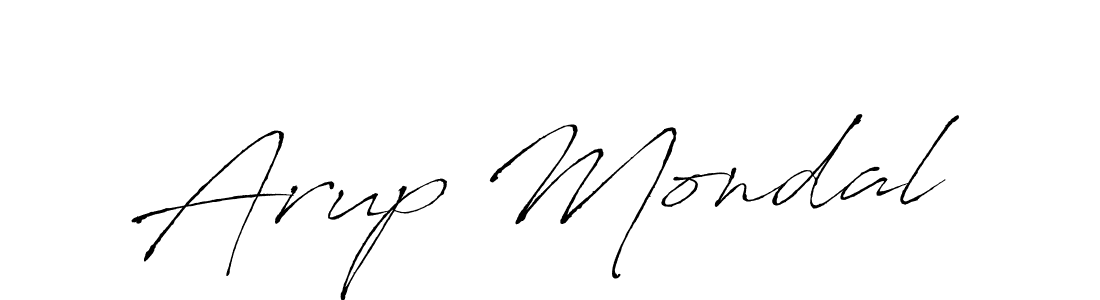 Make a beautiful signature design for name Arup Mondal. With this signature (Antro_Vectra) style, you can create a handwritten signature for free. Arup Mondal signature style 6 images and pictures png