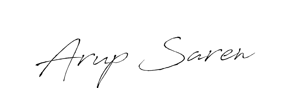 Also we have Arup Saren name is the best signature style. Create professional handwritten signature collection using Antro_Vectra autograph style. Arup Saren signature style 6 images and pictures png