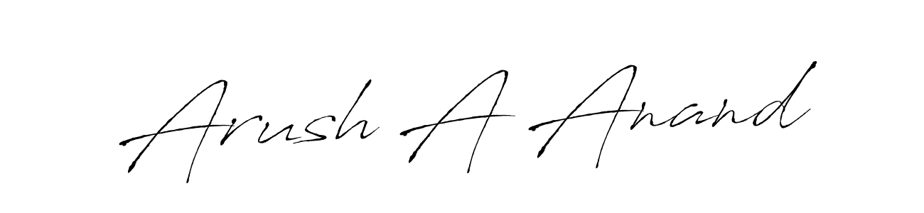 How to Draw Arush A Anand signature style? Antro_Vectra is a latest design signature styles for name Arush A Anand. Arush A Anand signature style 6 images and pictures png