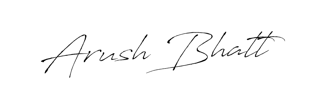 You should practise on your own different ways (Antro_Vectra) to write your name (Arush Bhatt) in signature. don't let someone else do it for you. Arush Bhatt signature style 6 images and pictures png