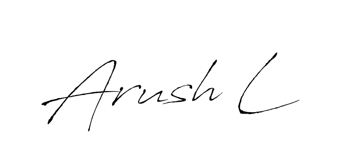 How to Draw Arush L signature style? Antro_Vectra is a latest design signature styles for name Arush L. Arush L signature style 6 images and pictures png