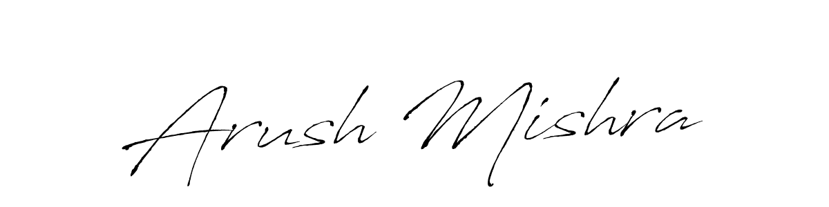 The best way (Antro_Vectra) to make a short signature is to pick only two or three words in your name. The name Arush Mishra include a total of six letters. For converting this name. Arush Mishra signature style 6 images and pictures png