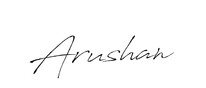 Arushan stylish signature style. Best Handwritten Sign (Antro_Vectra) for my name. Handwritten Signature Collection Ideas for my name Arushan. Arushan signature style 6 images and pictures png