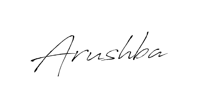 if you are searching for the best signature style for your name Arushba. so please give up your signature search. here we have designed multiple signature styles  using Antro_Vectra. Arushba signature style 6 images and pictures png