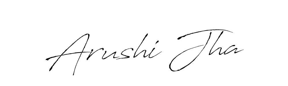 Similarly Antro_Vectra is the best handwritten signature design. Signature creator online .You can use it as an online autograph creator for name Arushi Jha. Arushi Jha signature style 6 images and pictures png