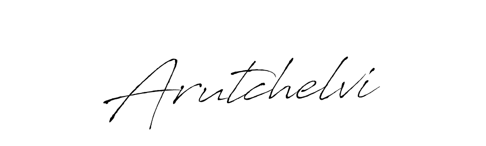 You should practise on your own different ways (Antro_Vectra) to write your name (Arutchelvi) in signature. don't let someone else do it for you. Arutchelvi signature style 6 images and pictures png