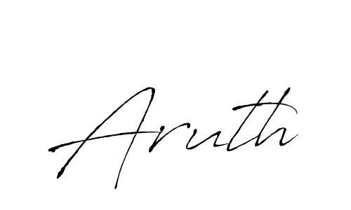 How to Draw Aruth signature style? Antro_Vectra is a latest design signature styles for name Aruth. Aruth signature style 6 images and pictures png
